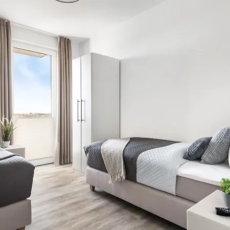 Beachwavethree- 2og, Barrierearm, Meerblick, Balkon, Kamin, Sauna * Olpenitz