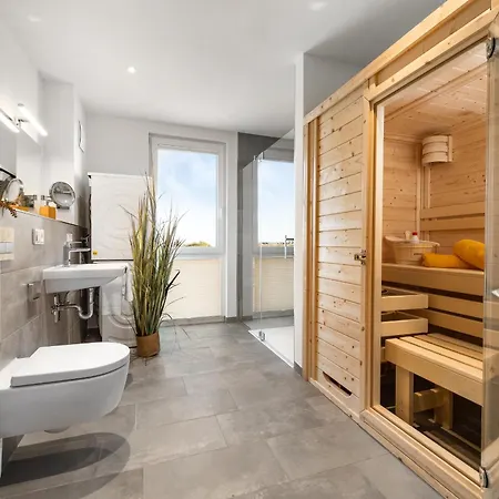 Beachwavethree- 2og, Barrierearm, Meerblick, Balkon, Kamin, Sauna