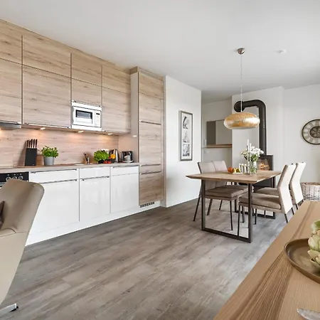 Beachwavethree- 2og, Barrierearm, Meerblick, Balkon, Kamin, Sauna