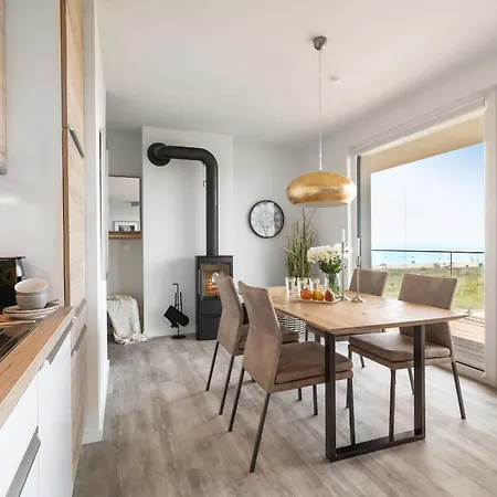 Beachwavethree- 2og, Barrierearm, Meerblick, Balkon, Kamin, Sauna Apartment *