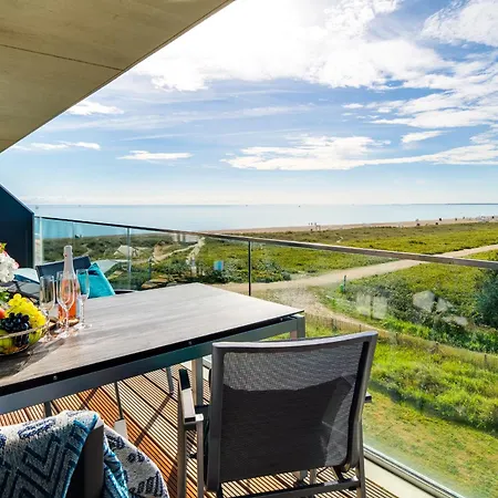 Beachwavethree- 2og, Barrierearm, Meerblick, Balkon, Kamin, Sauna Apartment