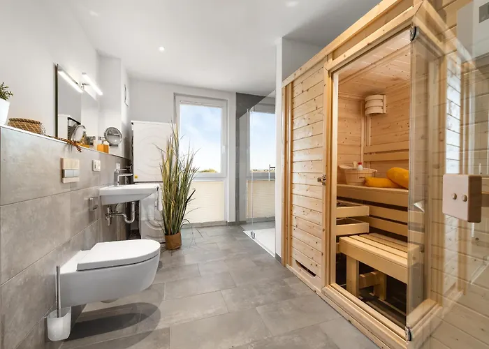 Beachwavethree- 2og, Barrierearm, Meerblick, Balkon, Kamin, Sauna